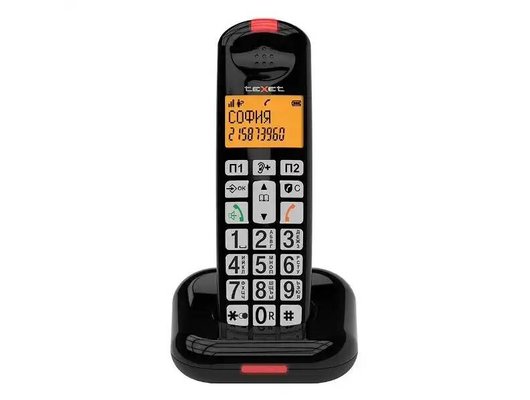 Радиотелефон TeXet TX-D7855A черный